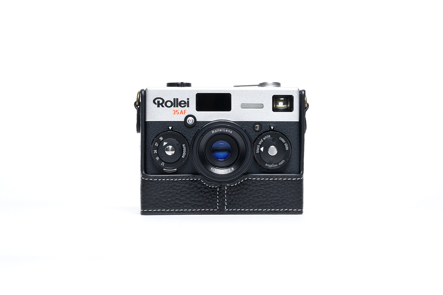 Genuine leather half case for Rollei 35AF