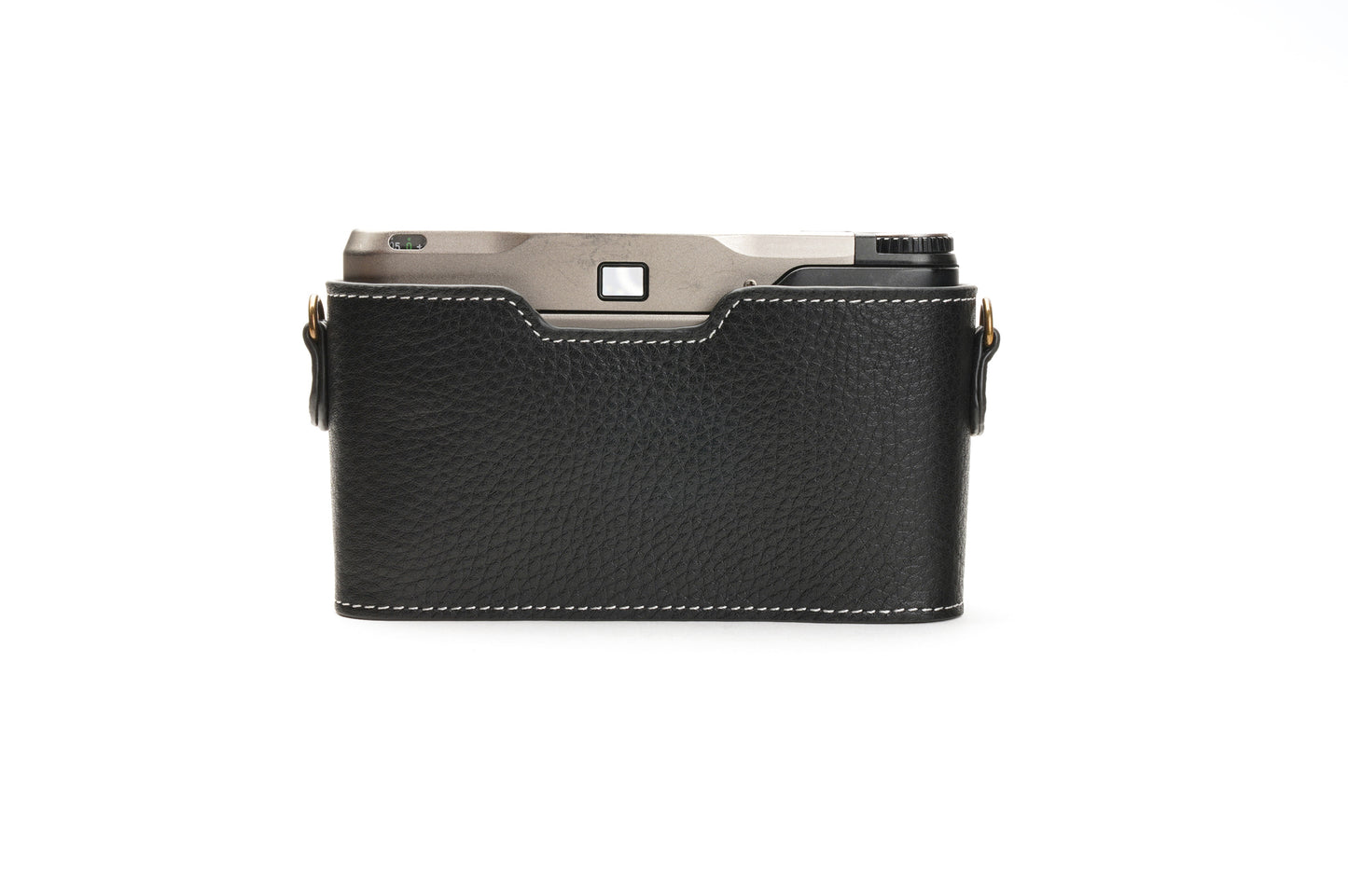 Genuine leather half case for Contax T2