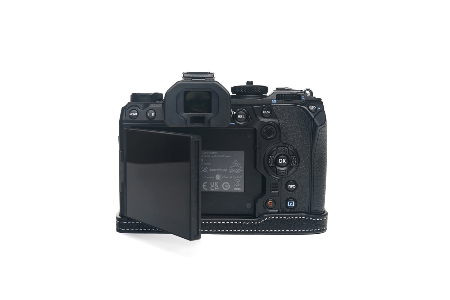 TP ORIG half case for Olympus om system OM-1/ OM-1 Mark II