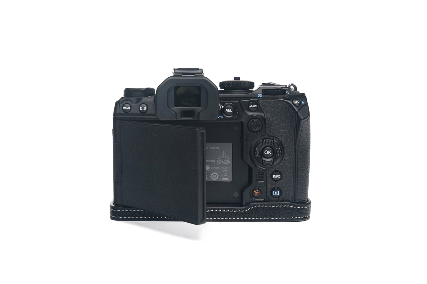 TP ORIG half case for Olympus om system OM-1/ OM-1 Mark II