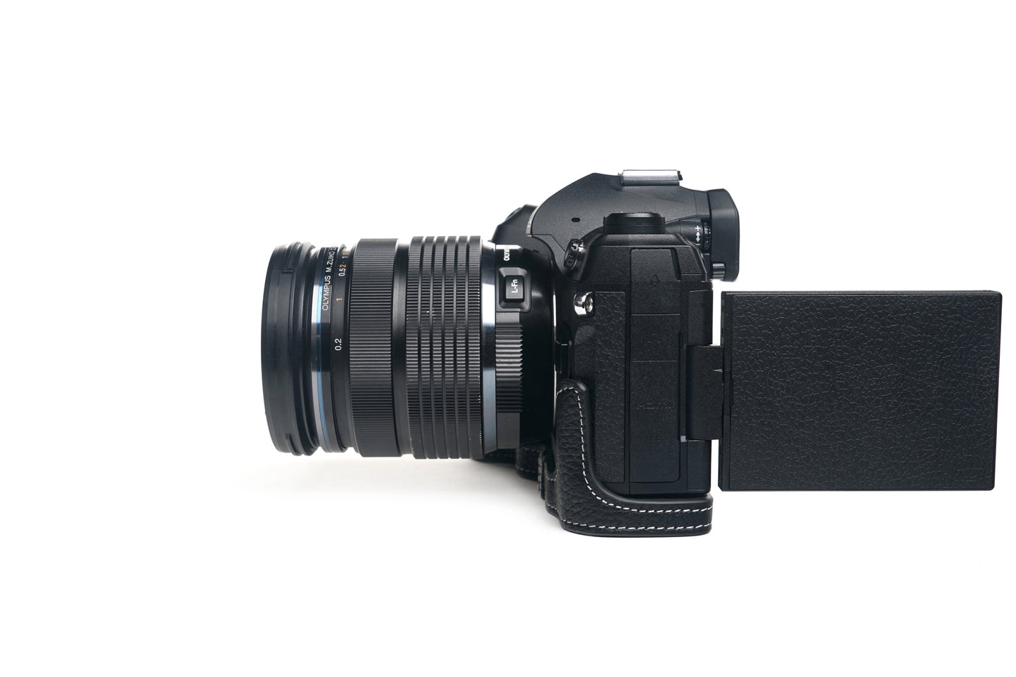 TP ORIG half case for Olympus om system OM-1/ OM-1 Mark II