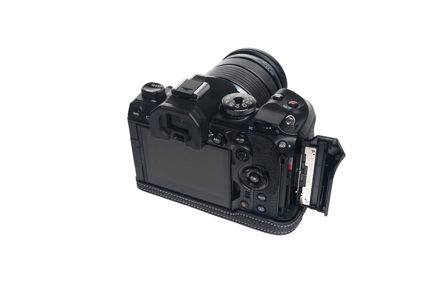 TP ORIG half case for Olympus om system OM-1/ OM-1 Mark II