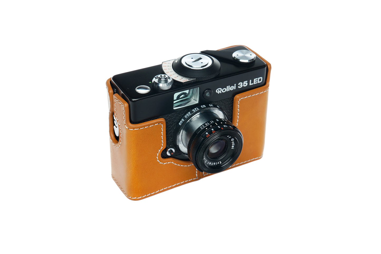 Genuine leather half case for Rollei 35 LED/ B35