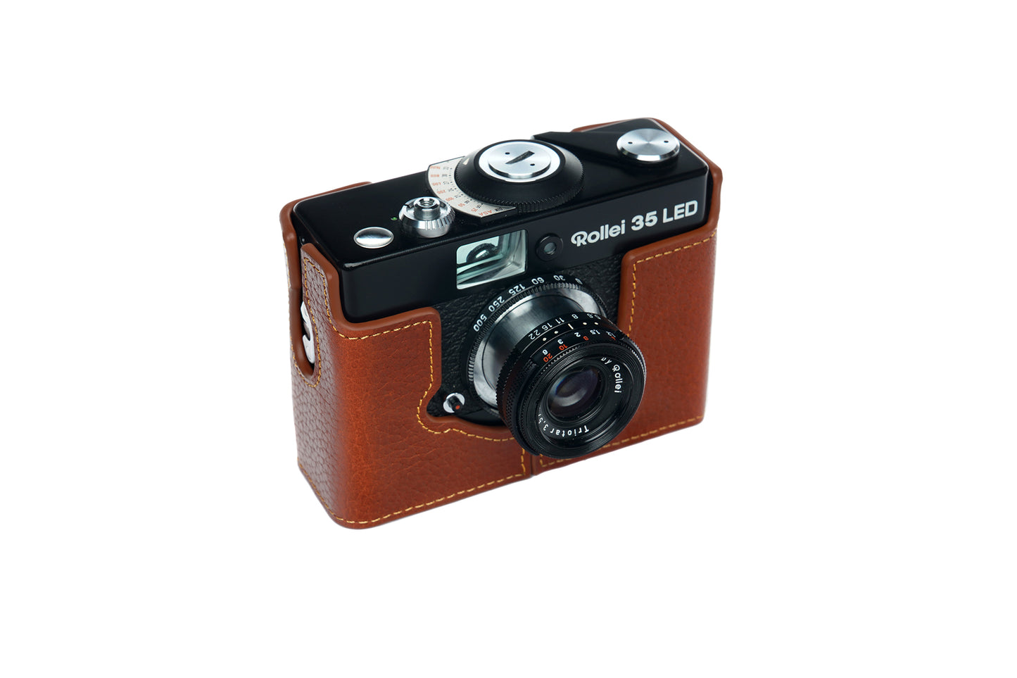 Genuine leather half case for Rollei 35 LED/ B35