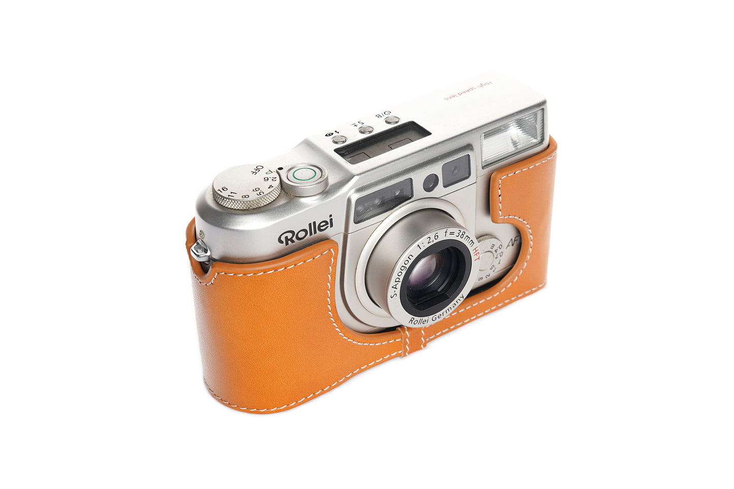 Genuine leather half case for Rollei AFM35/ fujifilm Klasse W/ fujifilm Klasse S