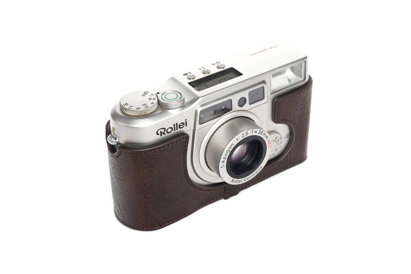 Genuine leather half case for Rollei AFM35/ fujifilm Klasse W/ fujifilm Klasse S