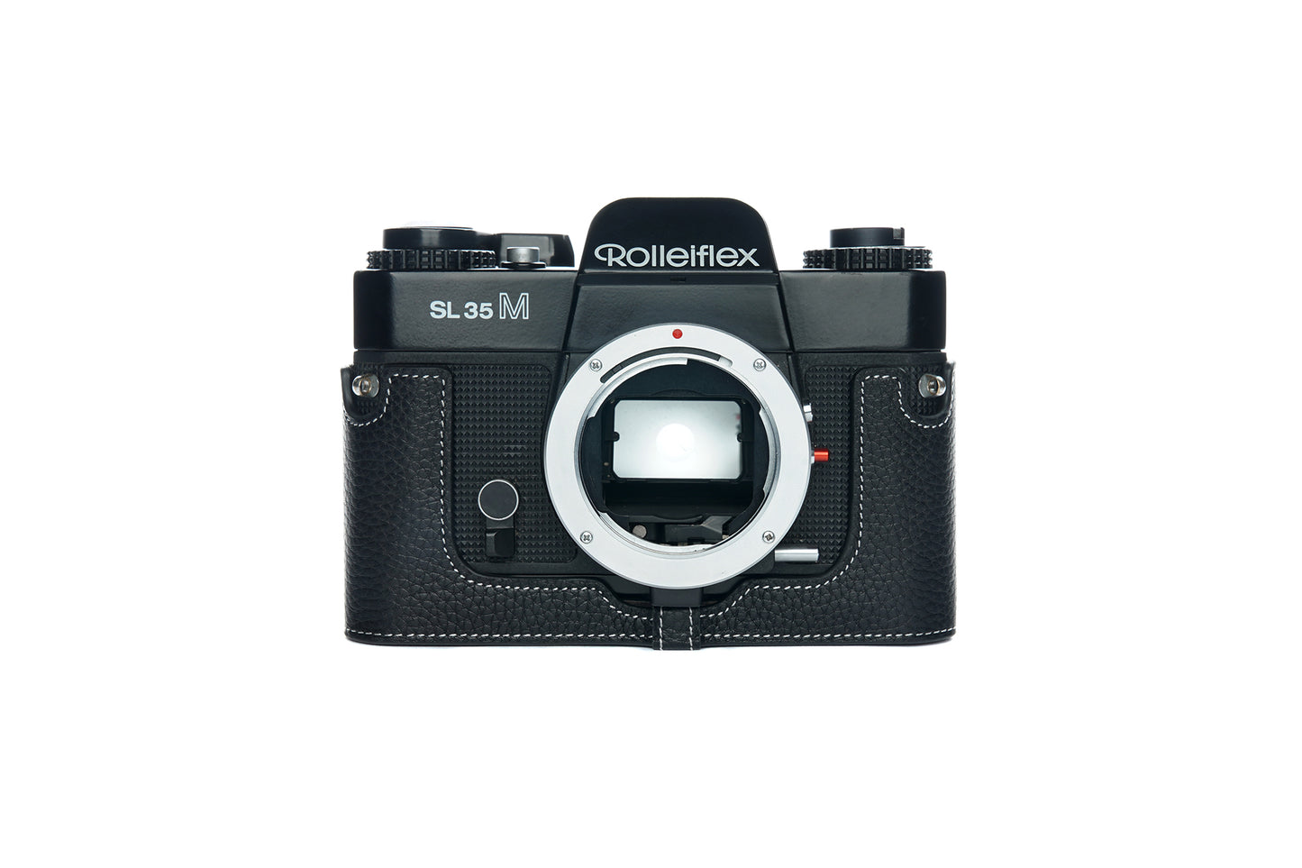 Genuine leather half case for Rolleiflex SL35M