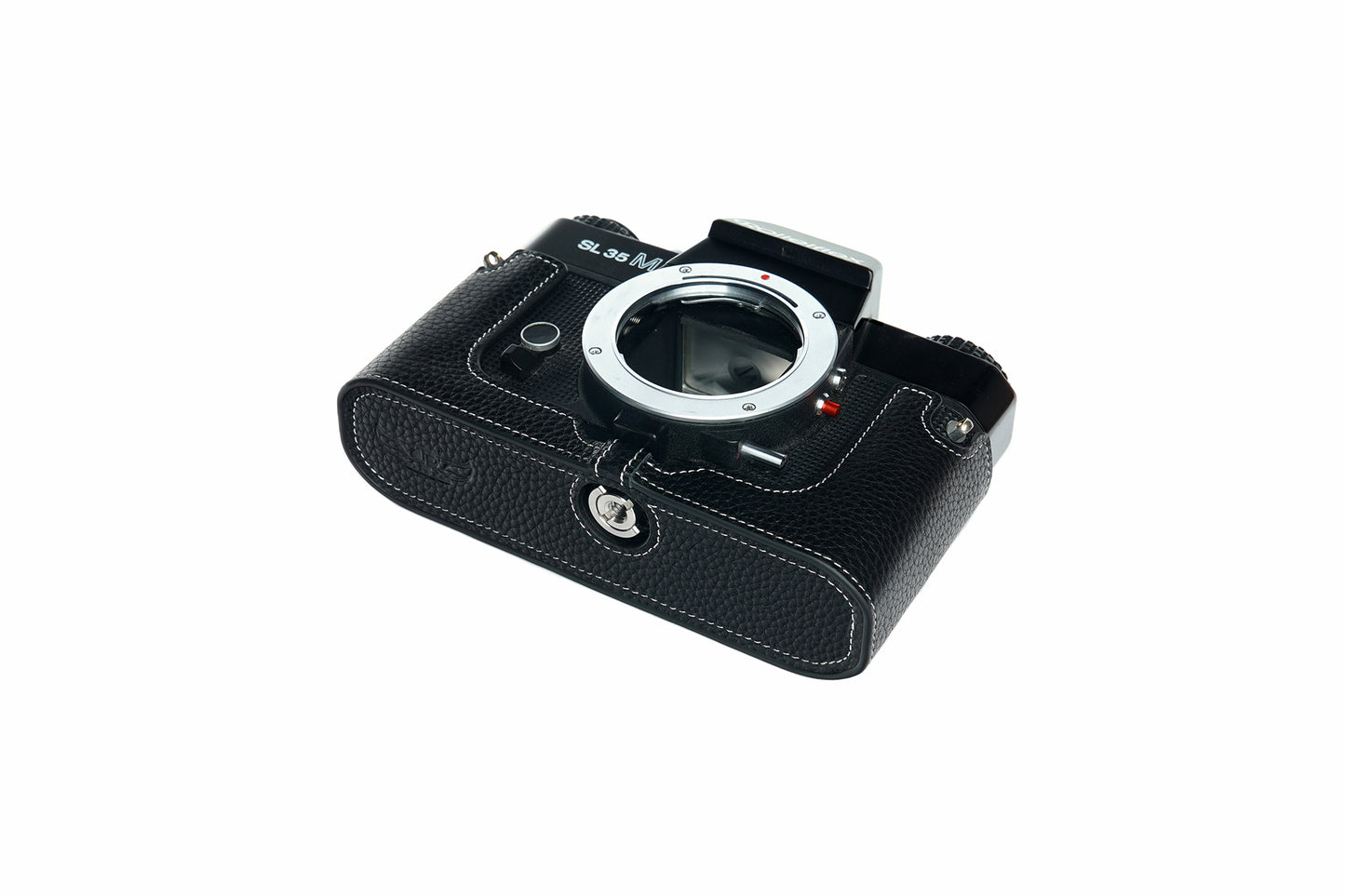 Genuine leather half case for Rolleiflex SL35M