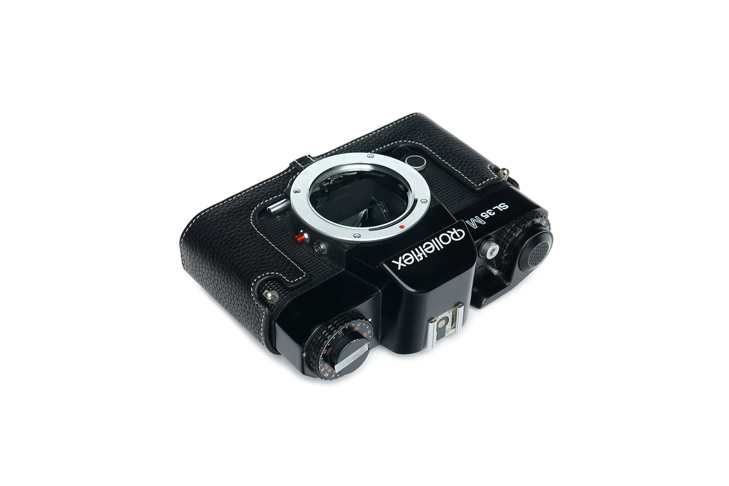 Genuine leather half case for Rolleiflex SL35M