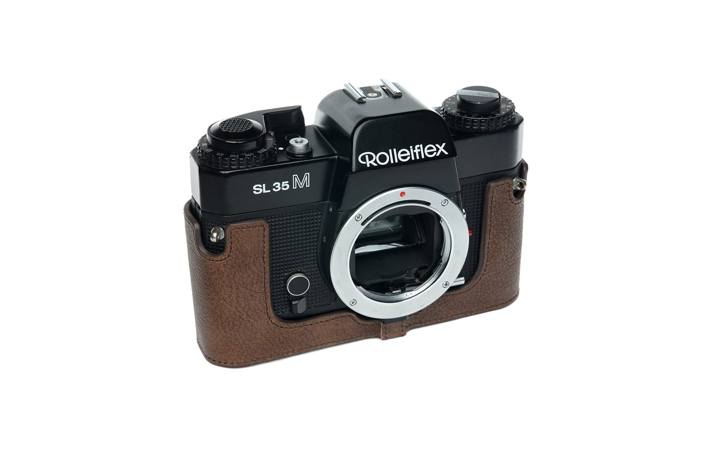 Genuine leather half case for Rolleiflex SL35M