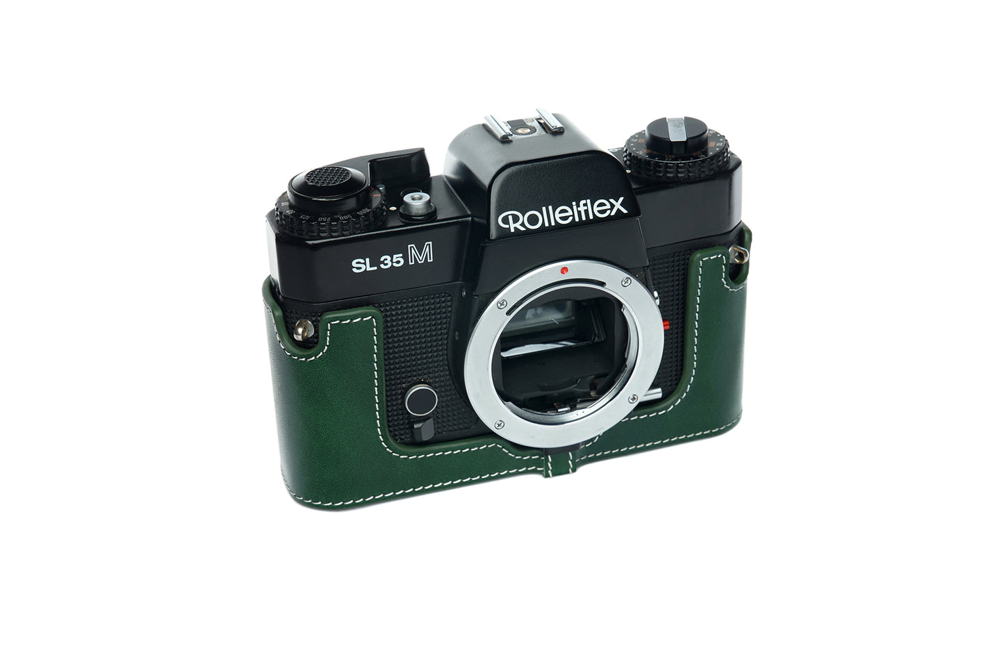Genuine leather half case for Rolleiflex SL35M