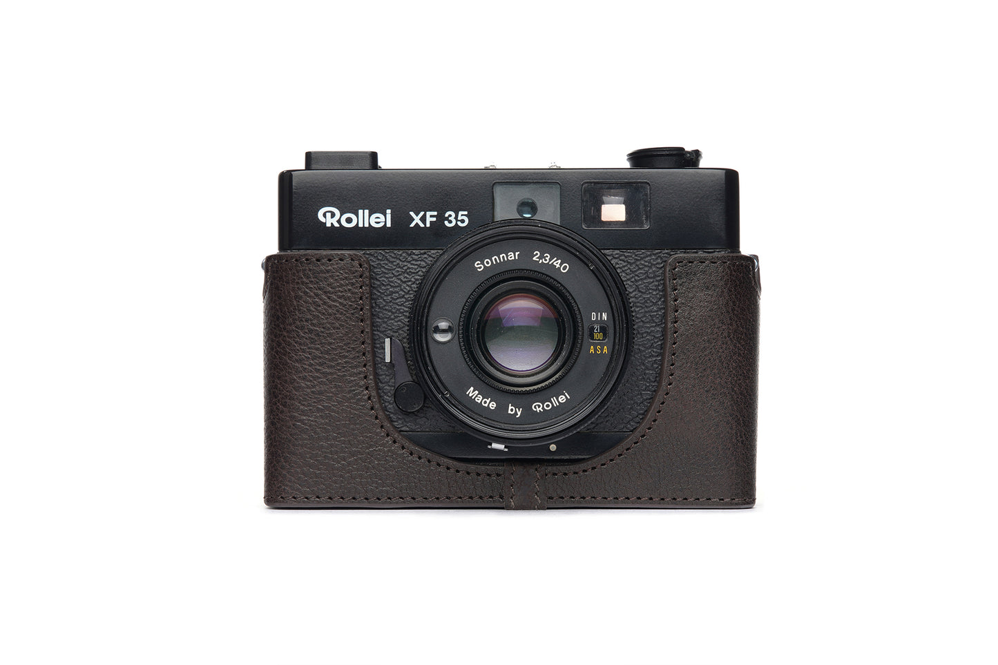Genuine leather half case for Rollei XF35/ Voigtlander VF135