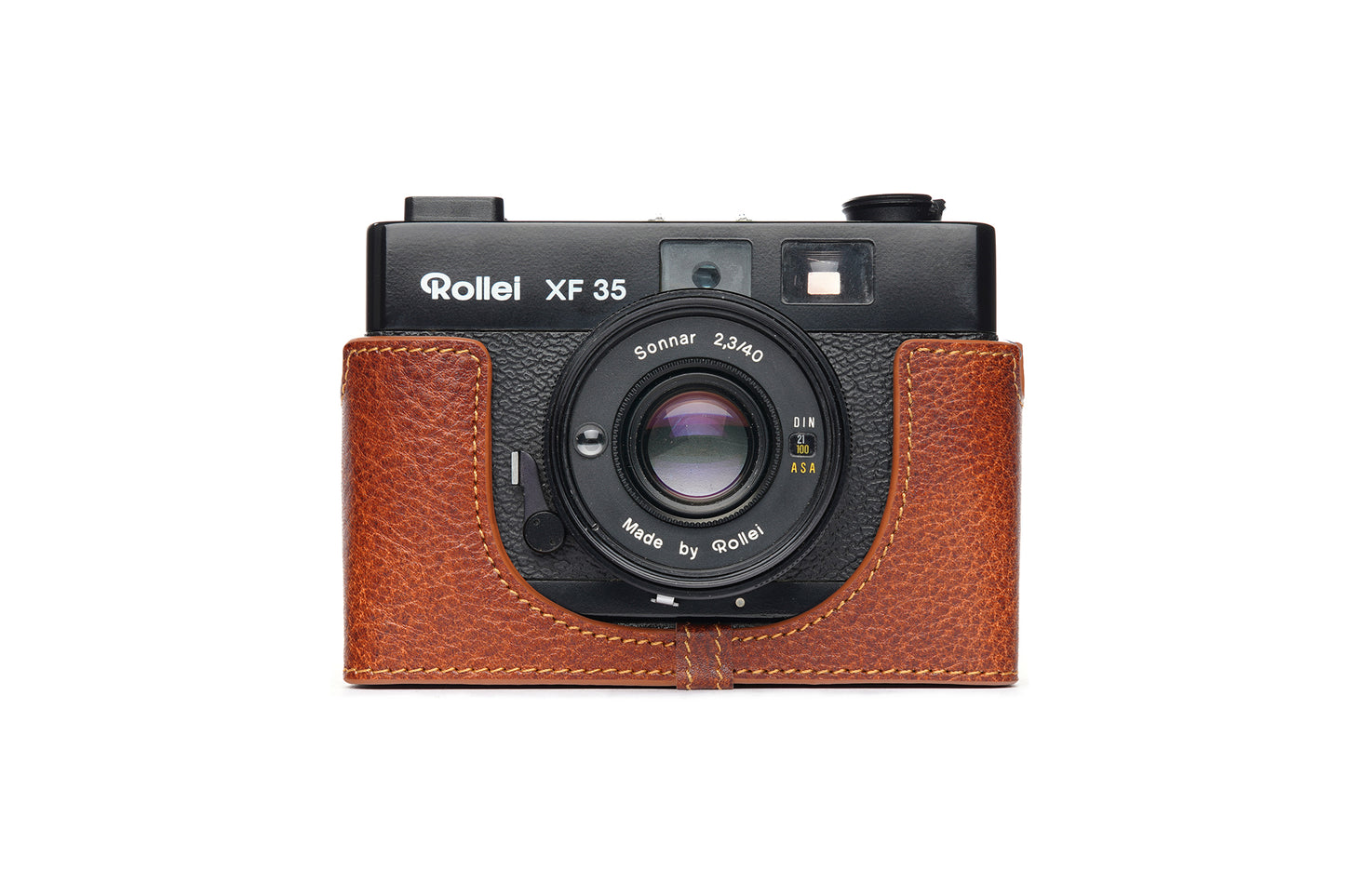 Genuine leather half case for Rollei XF35/ Voigtlander VF135