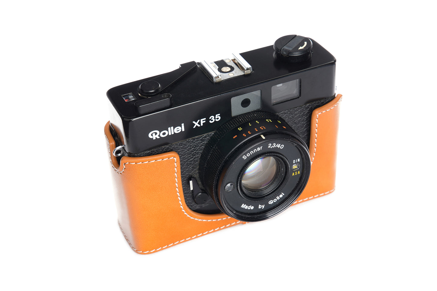 Genuine leather half case for Rollei XF35/ Voigtlander VF135