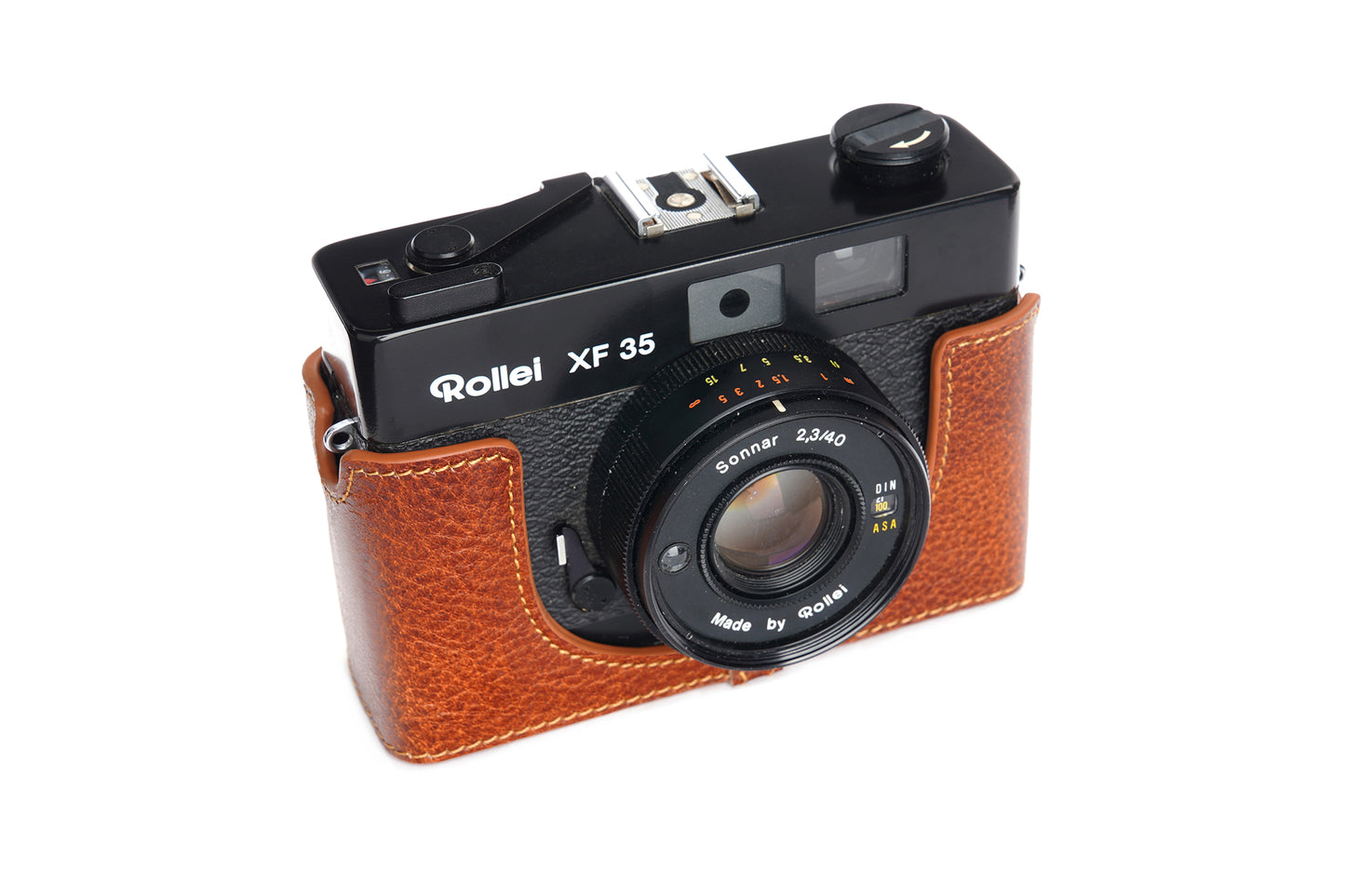 Genuine leather half case for Rollei XF35/ Voigtlander VF135