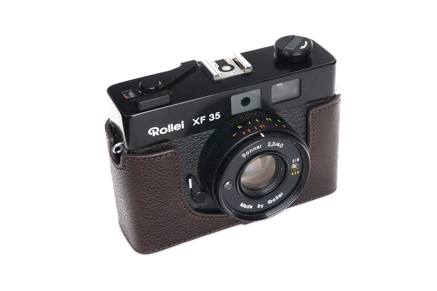Genuine leather half case for Rollei XF35/ Voigtlander VF135