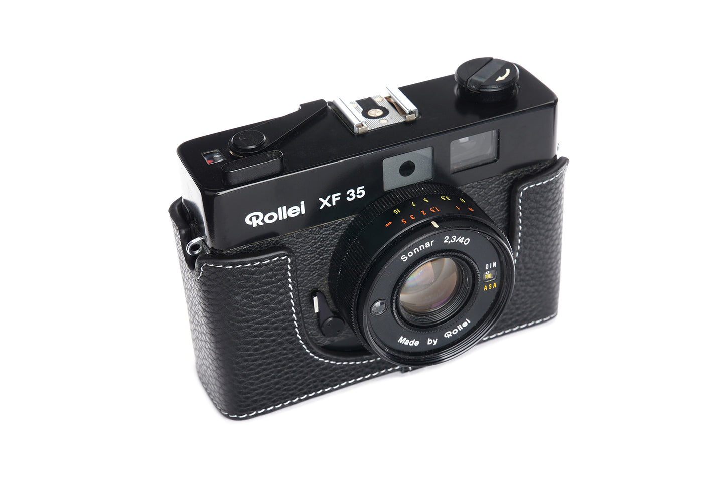 Genuine leather half case for Rollei XF35/ Voigtlander VF135