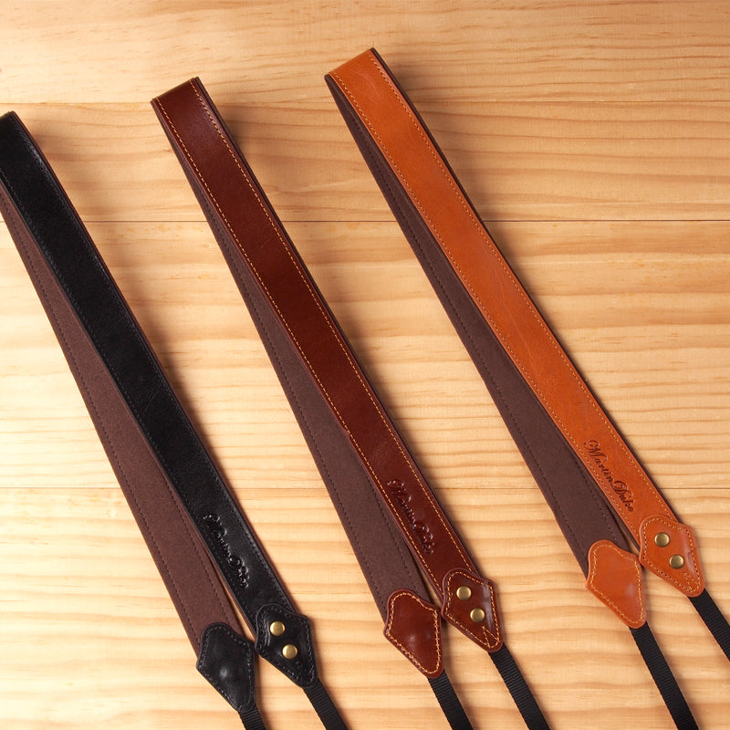 SVEN sandwich leather neck strap