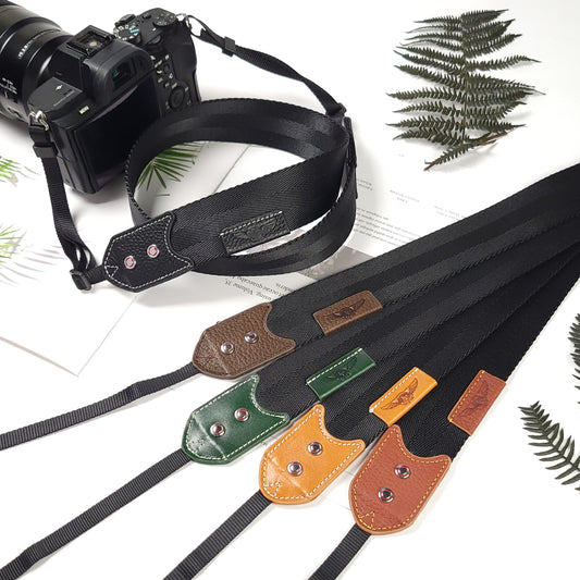 TP ORIG Red Spot Webbing camera neck strap