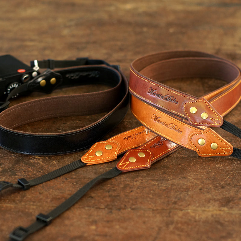 SVEN sandwich leather neck strap