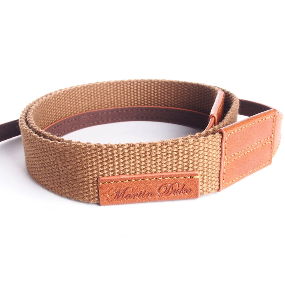 Martinduke TELA webbing leather neck strap
