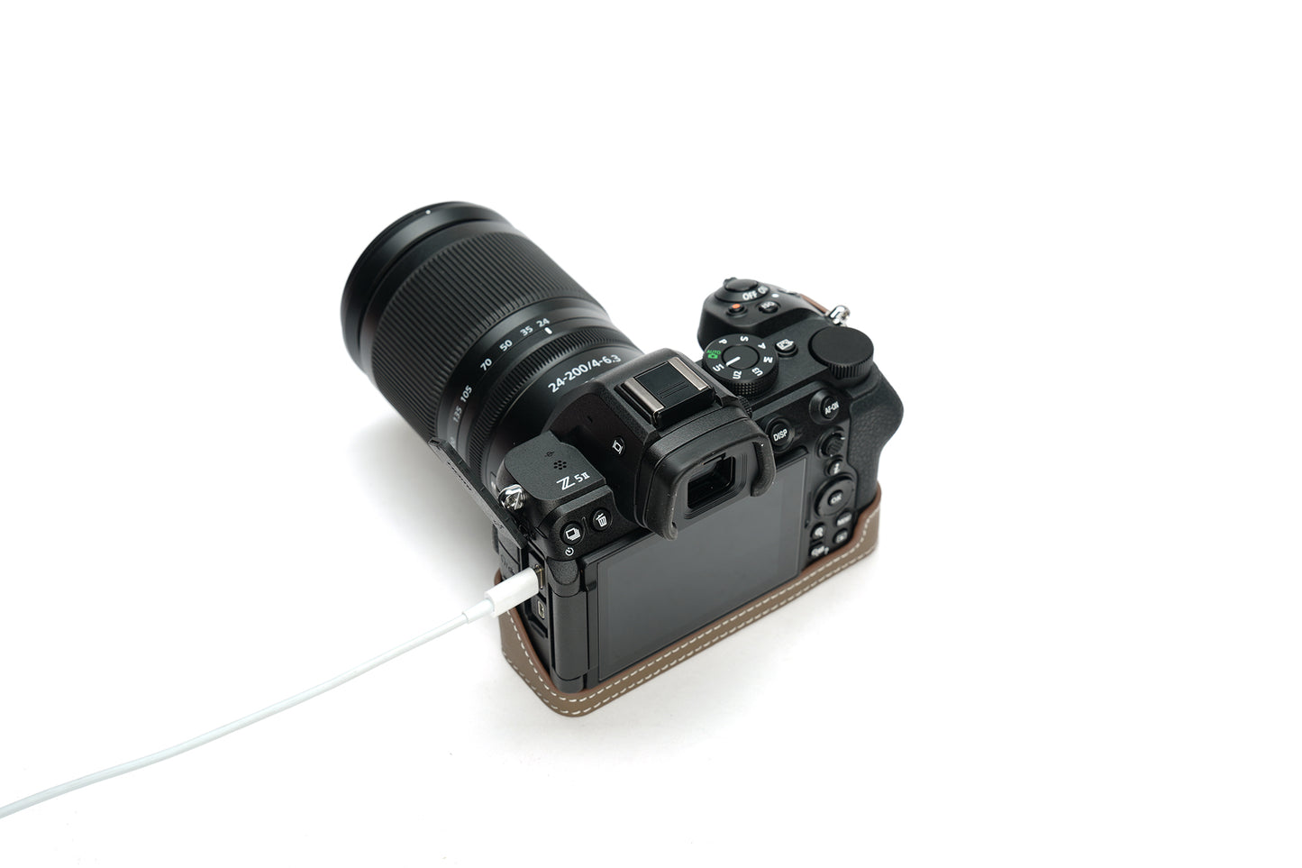 Martinduke epsom leather half case for Nikon Z5 II