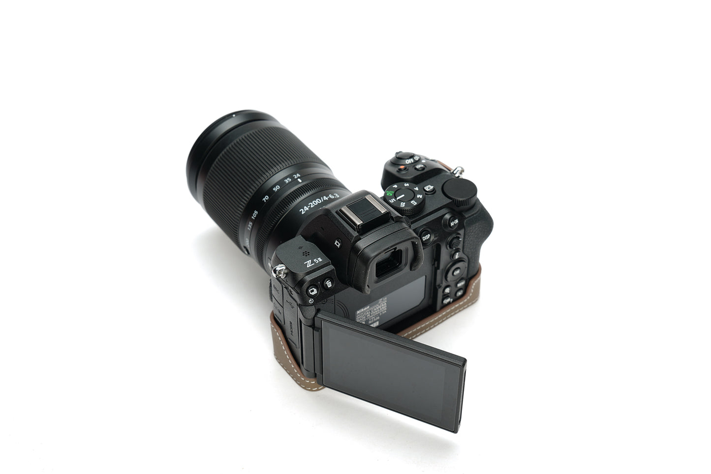 Martinduke epsom leather half case for Nikon Z5 II