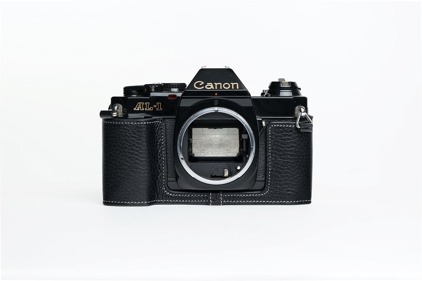 Genuine leather half case for Canon AL-1