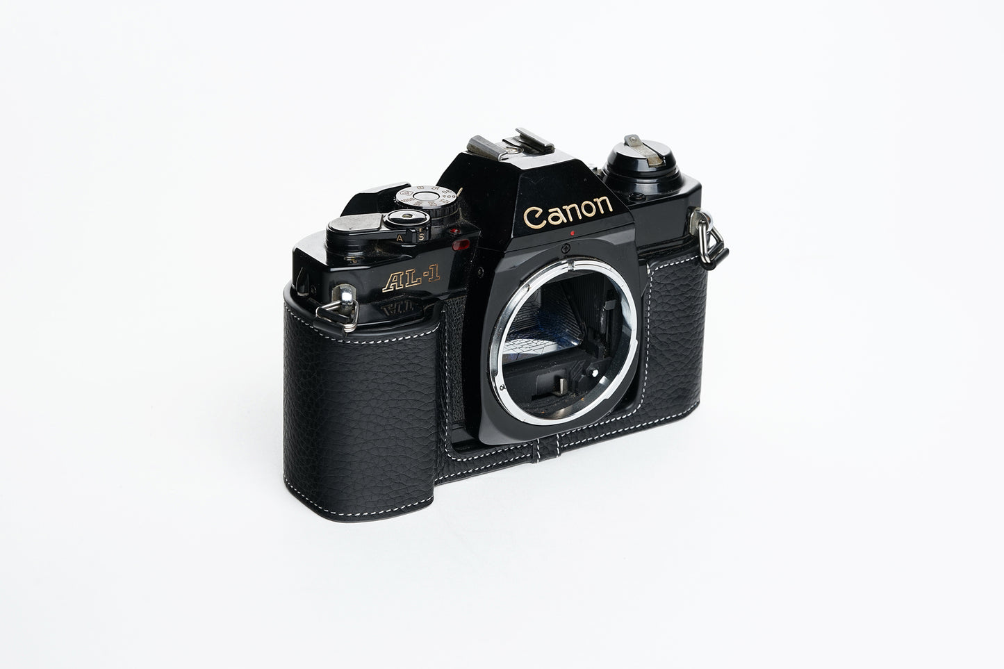 Genuine leather half case for Canon AL-1
