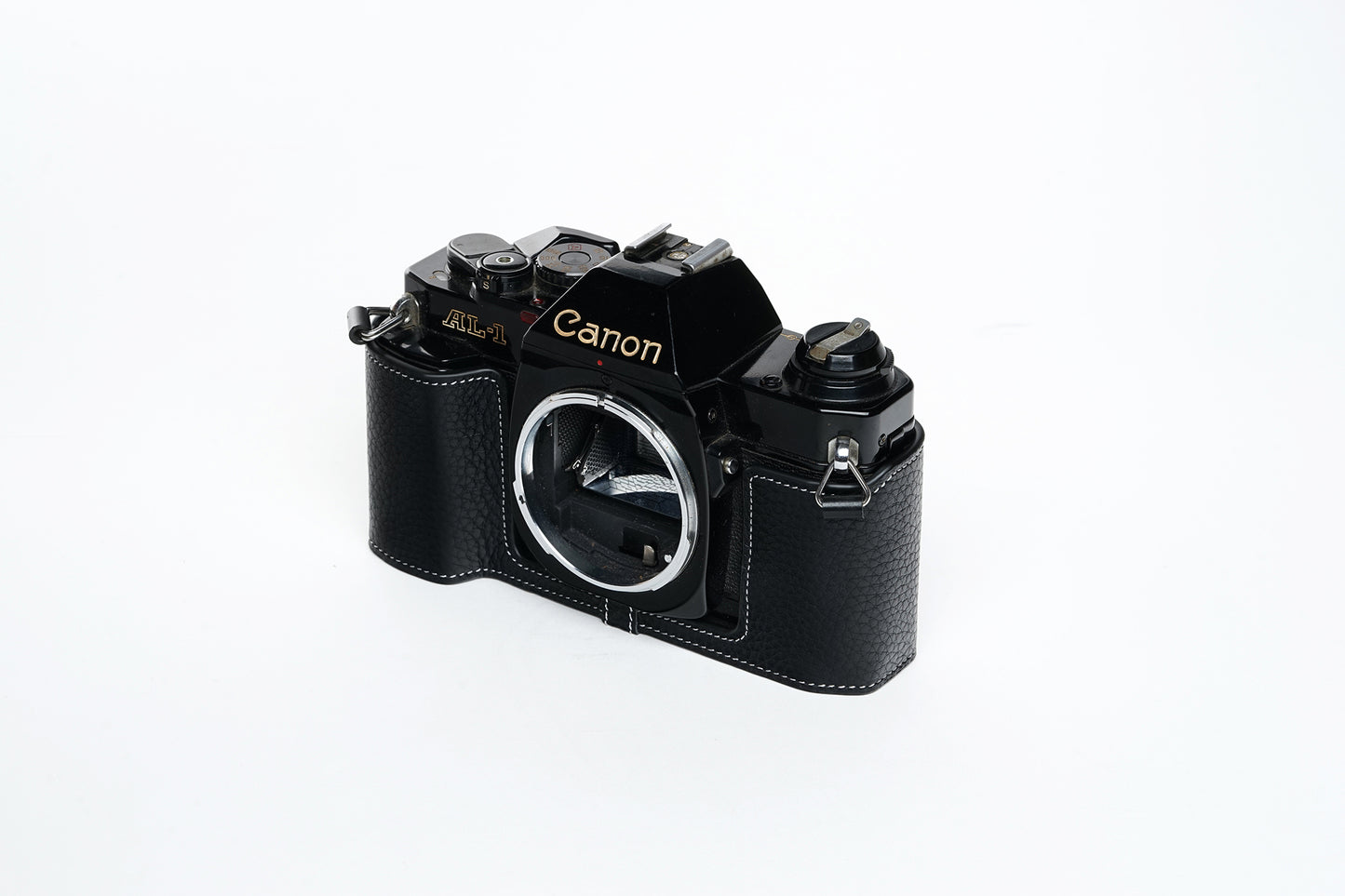 Genuine leather half case for Canon AL-1