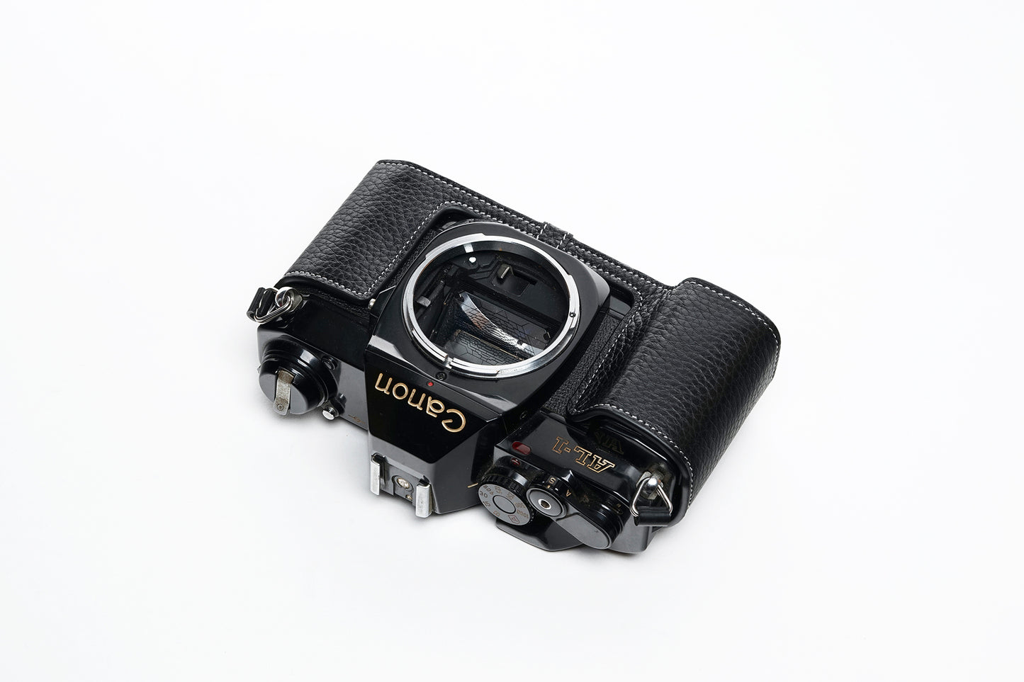 Genuine leather half case for Canon AL-1
