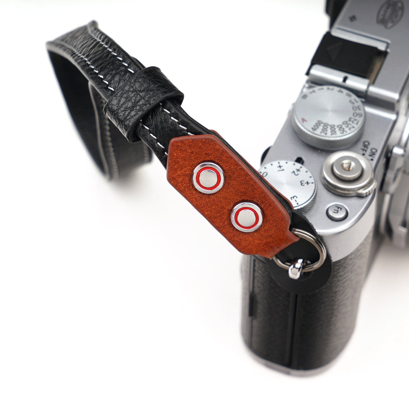 TP ORIG Red Spot Webbing camera wrist strap