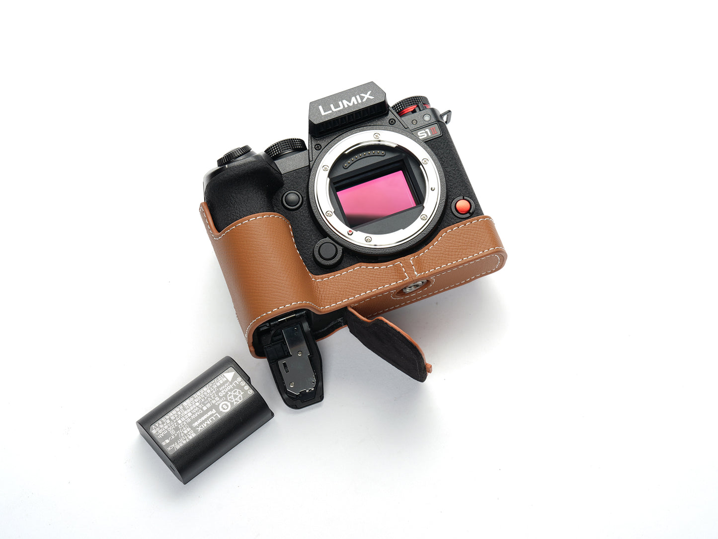 Martinduke epsom leather half case for Panasonic S1RII /S1II / S1IIE