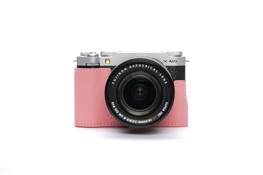 Epsom leather half case for Fujifilm X-M5