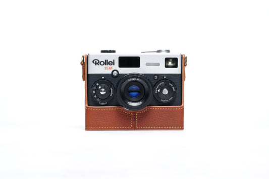 Genuine leather half case for Rollei 35AF