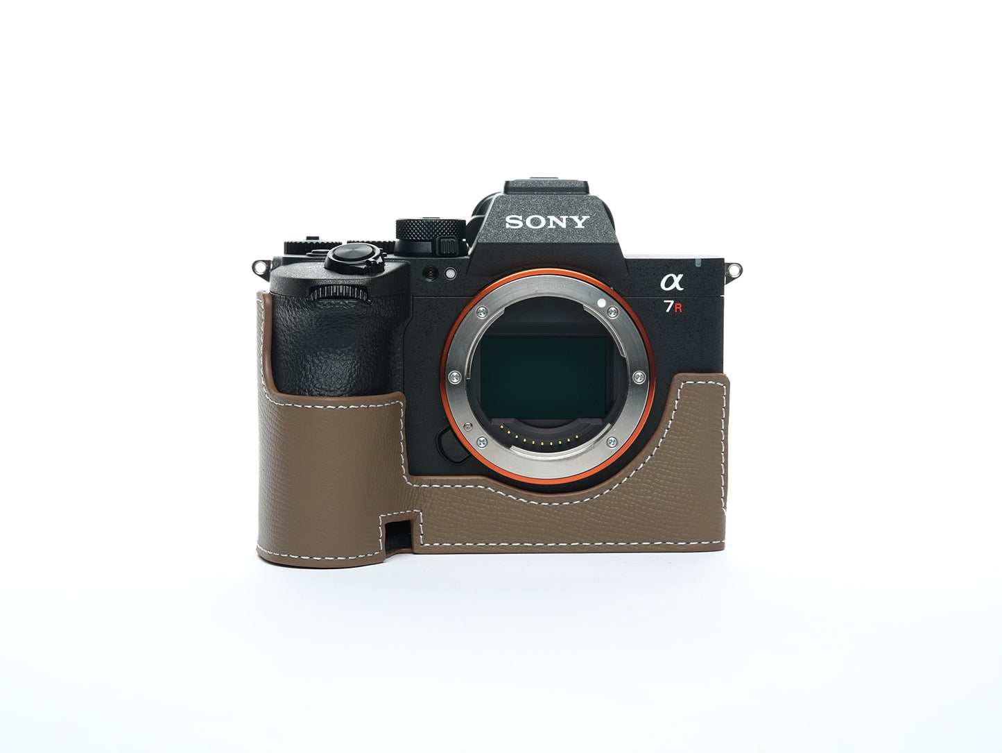Martinduke epsom leather half case for Sony α7R VI