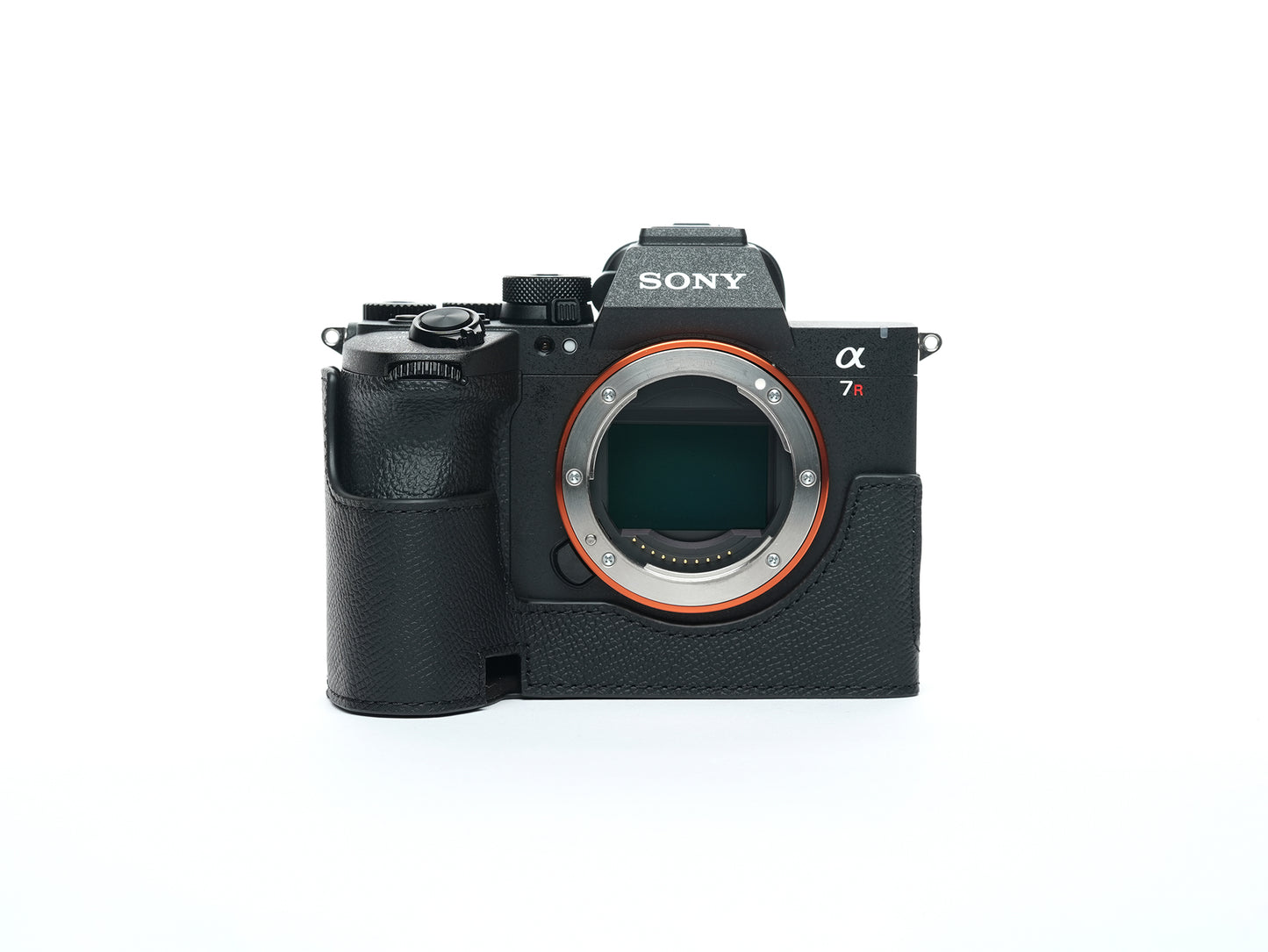 Martinduke epsom leather half case for Sony α7R VI