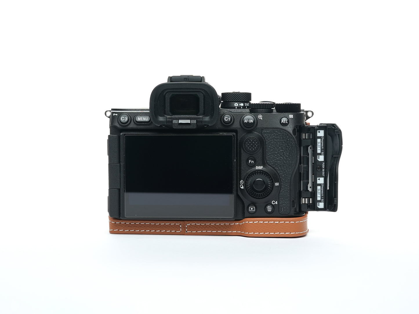 Martinduke epsom leather half case for Sony α7R VI