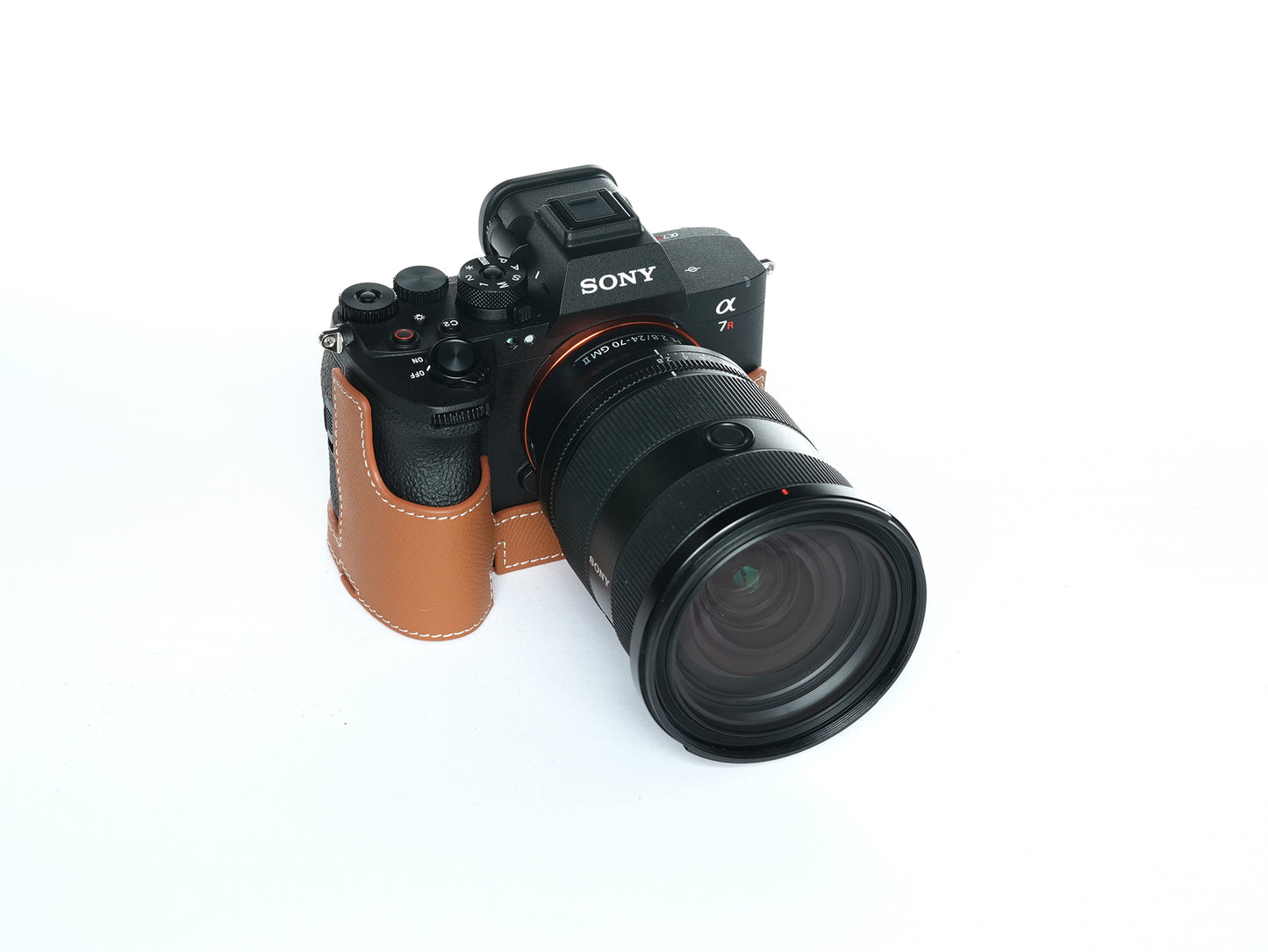 Martinduke epsom leather half case for Sony α7R VI