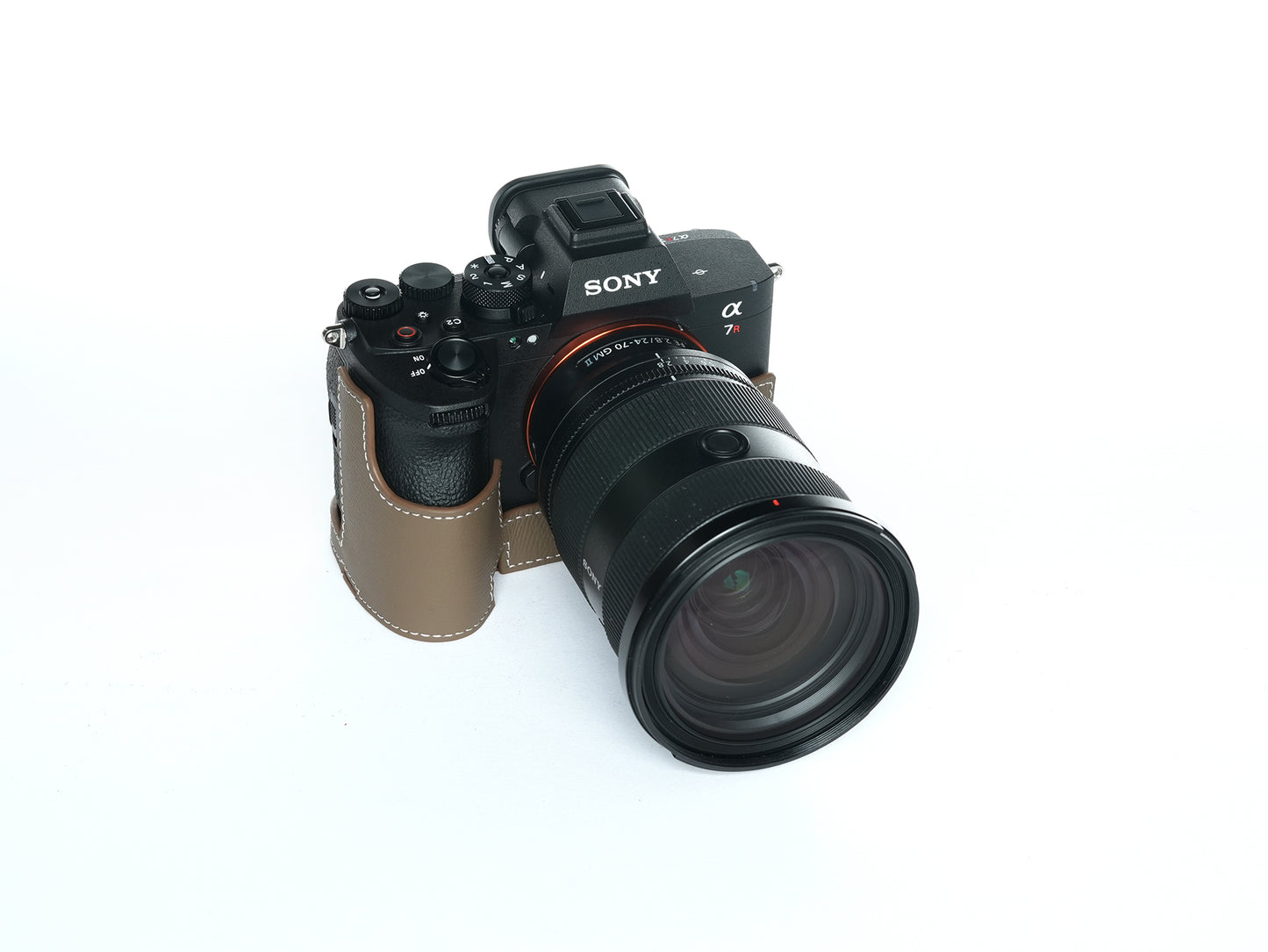Martinduke epsom leather half case for Sony α7R VI