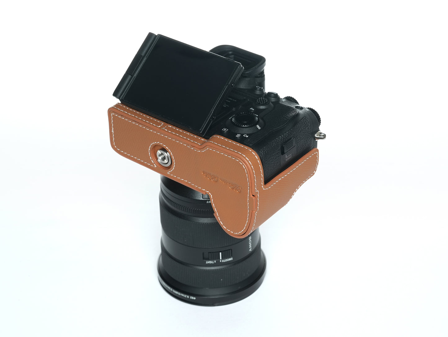 Martinduke epsom leather half case for Sony α7R VI