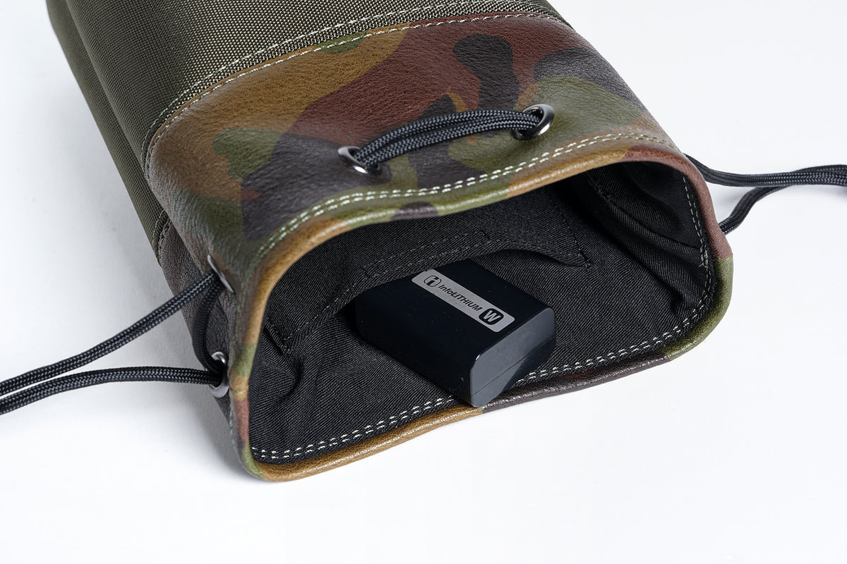Martinduke Camouglage Leather Camera Pouch
