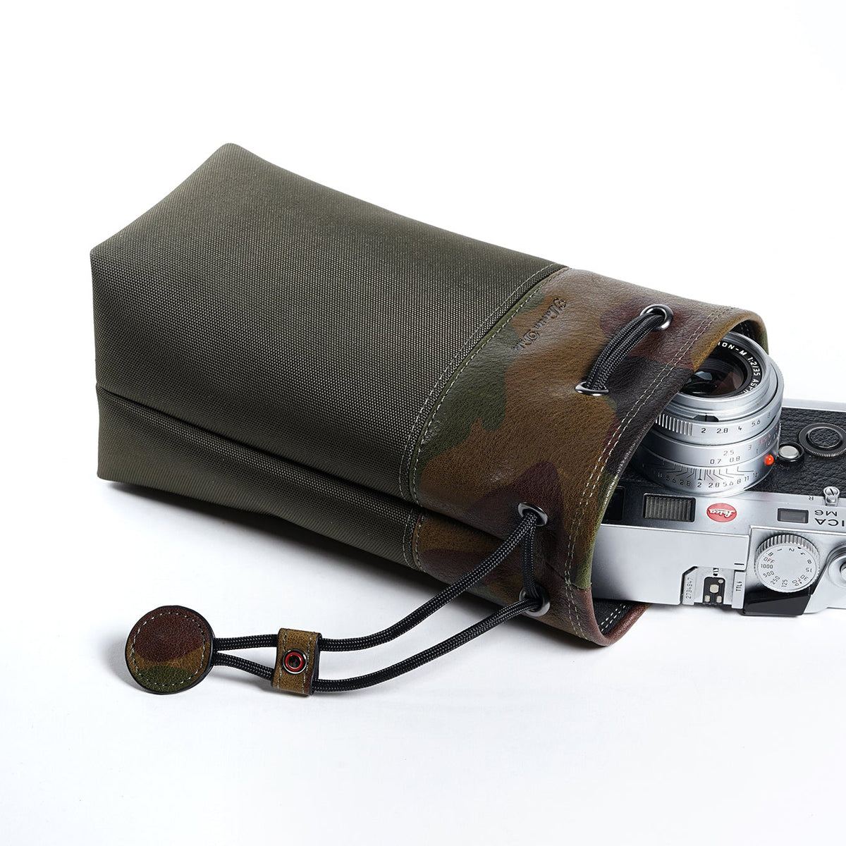 Martinduke Camouglage Leather Camera Pouch