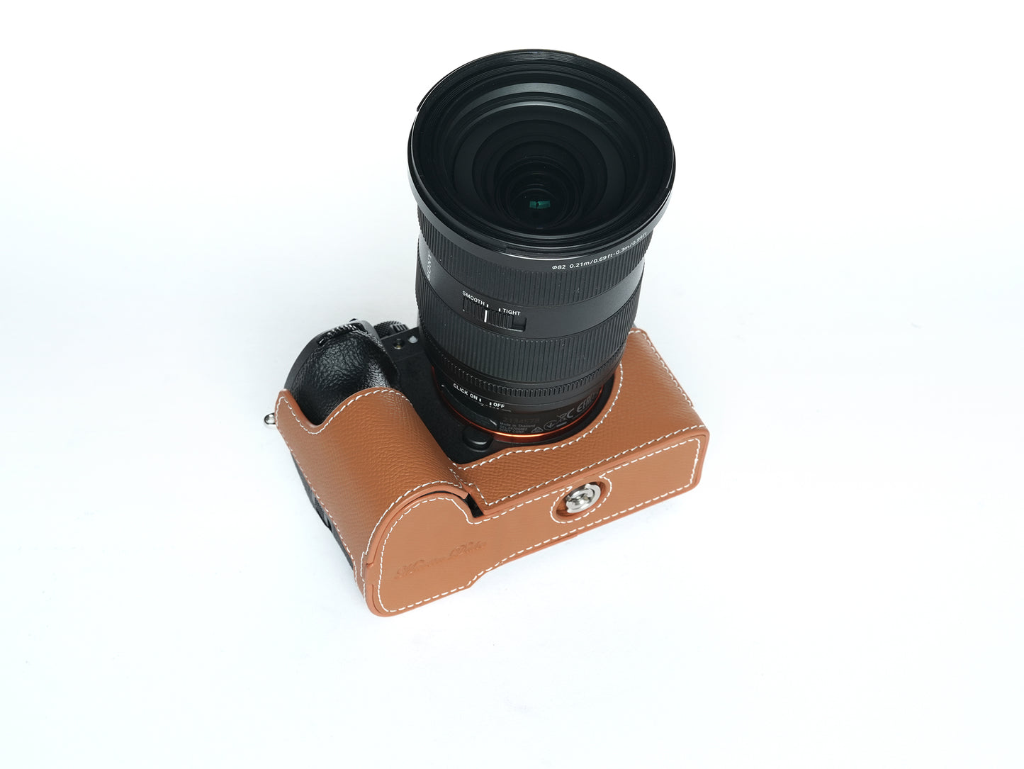 Martinduke epsom leather half case for Sony α7R VI