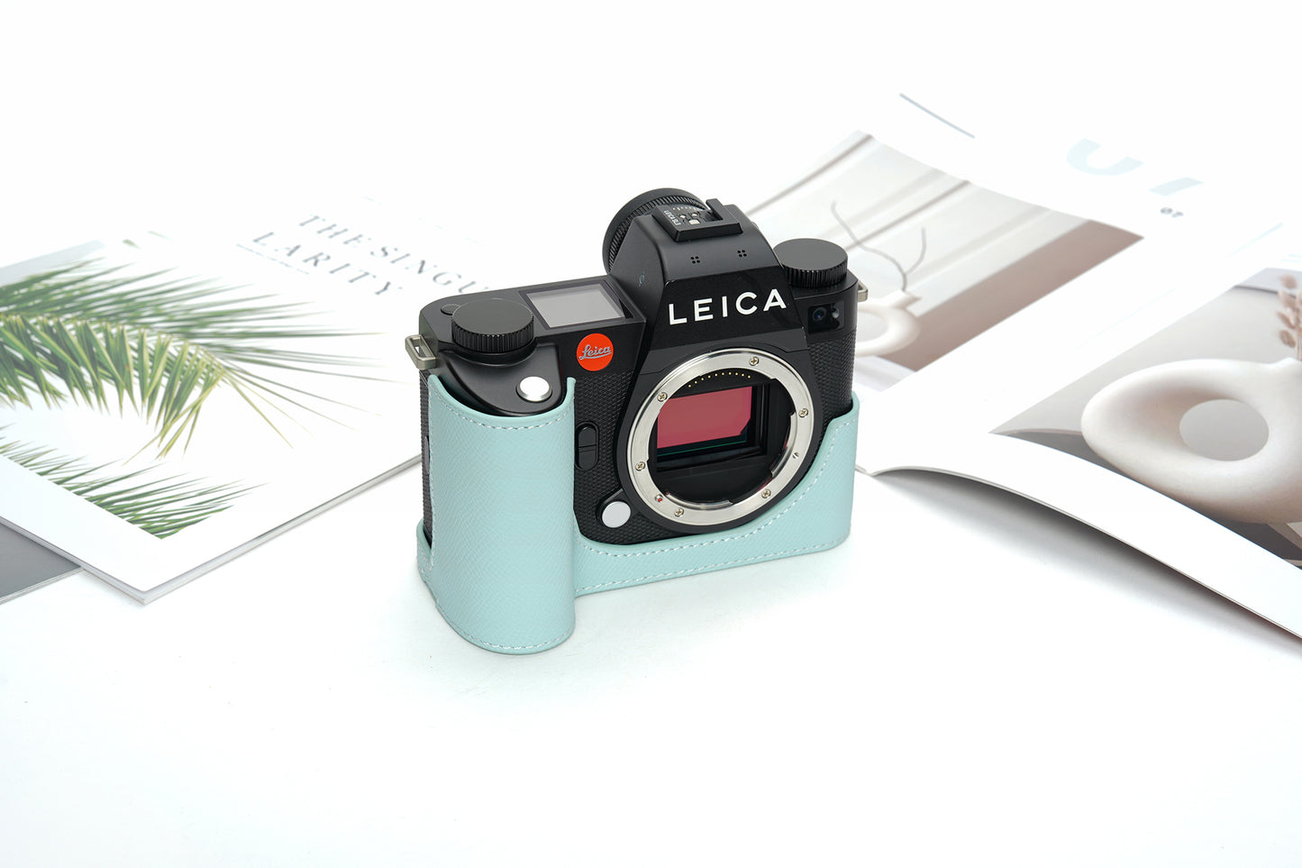 Epsom leather half case for Leica SL3/ SL3-S