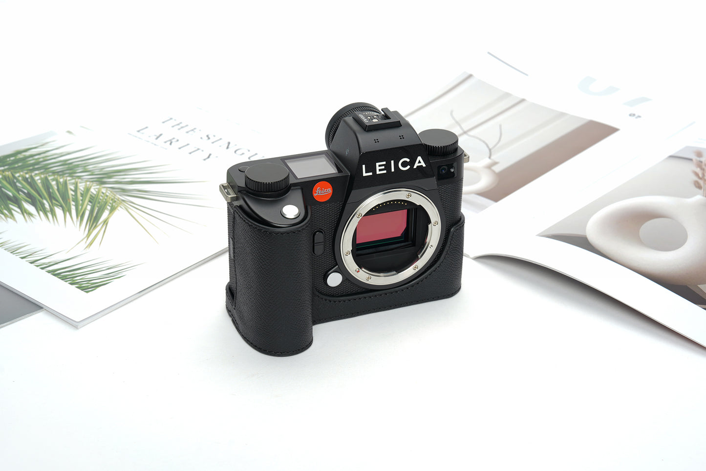 Epsom leather half case for Leica SL3/ SL3-S