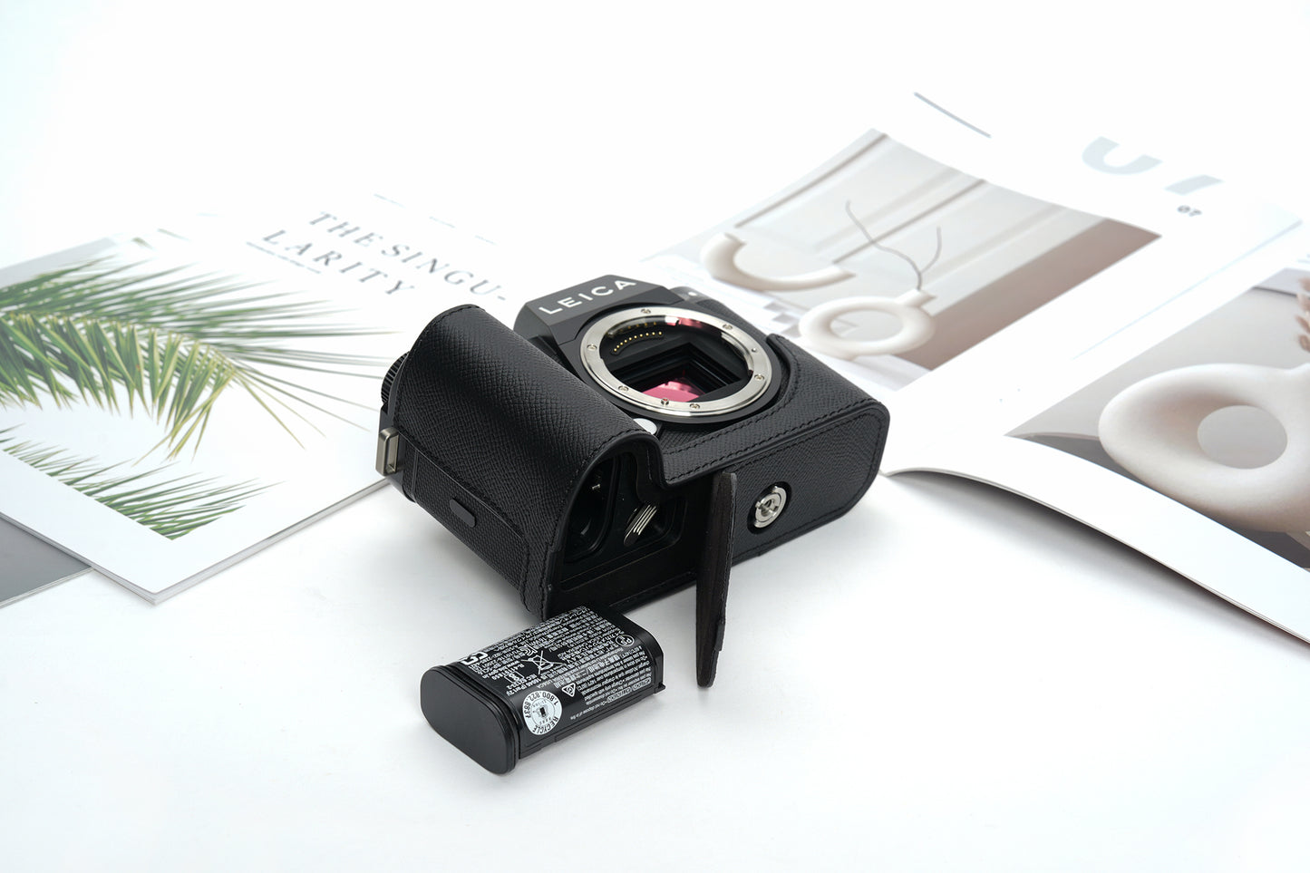 Epsom leather half case for Leica SL3/ SL3-S