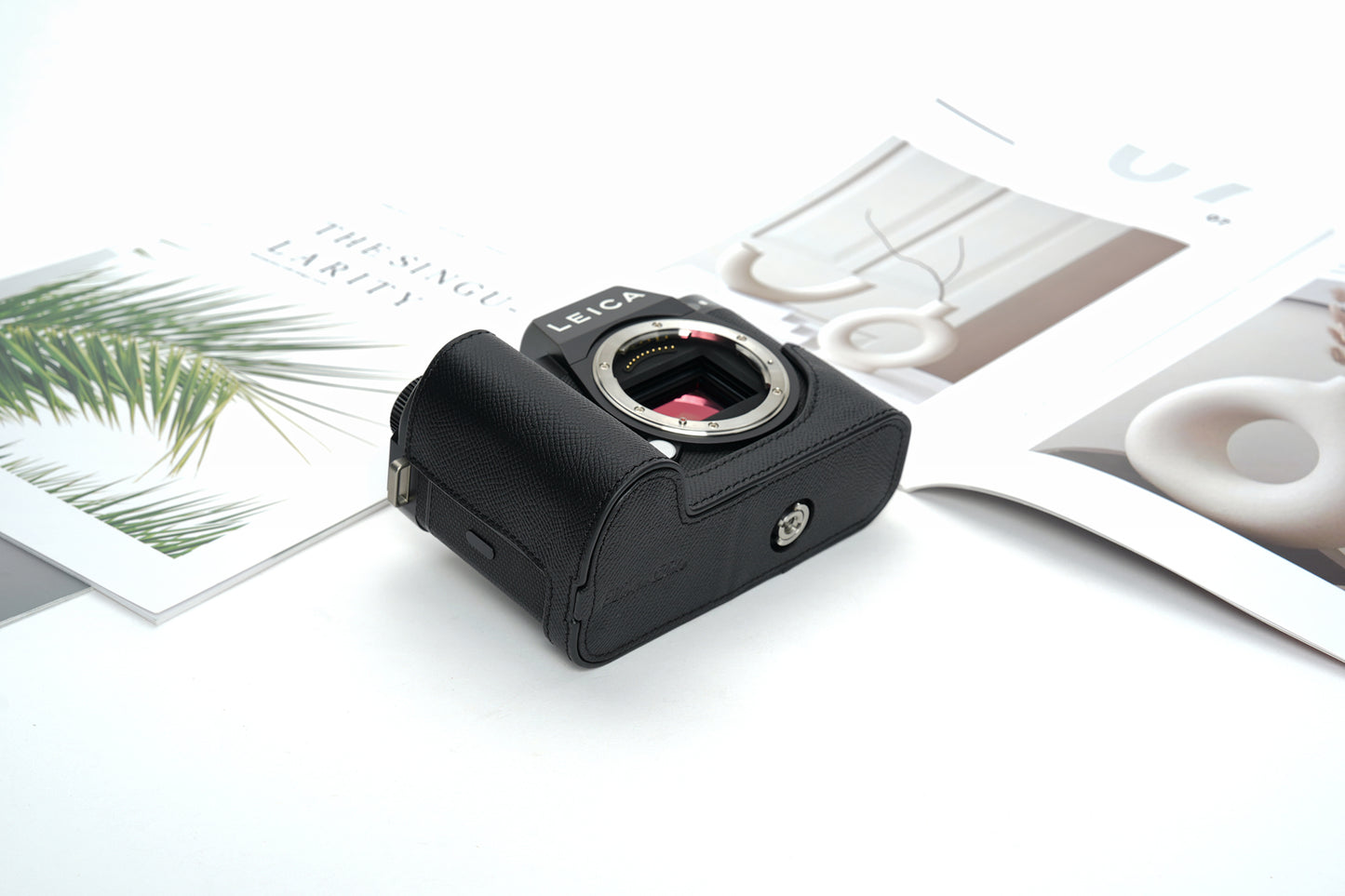 Epsom leather half case for Leica SL3/ SL3-S