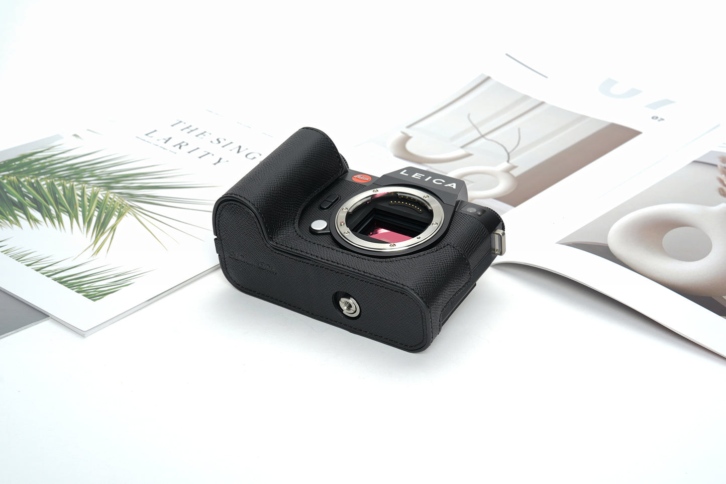 Epsom leather half case for Leica SL3/ SL3-S