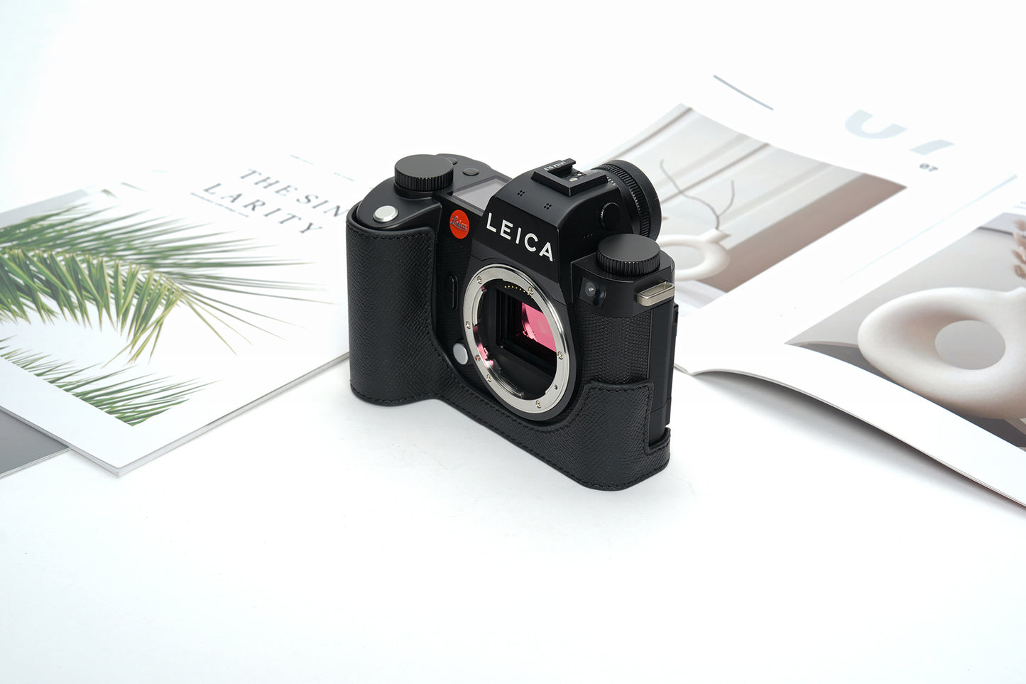 Epsom leather half case for Leica SL3/ SL3-S